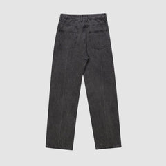 Jeans con diseño de patchwork de colores