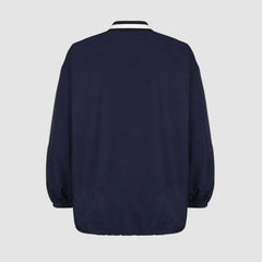 Camiseta con dobladillo con cordón y estampado de letras