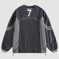 Outdoor-Renn-T-Shirt mit Farbkontrasten