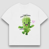 Camiseta de cactus de dibujos animados