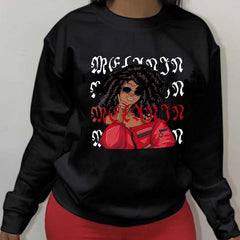 Hoodies mit coolem Mädchenmuster