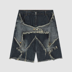 Shorts mit besticktem Stern-Patch