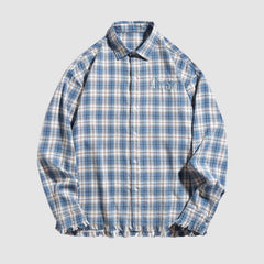 Camisas a cuadros con dobladillo sin rematar