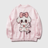 Faux Mink Cartoon Pullover