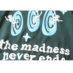 Kapuzenjacke mit amerikanischem Straßendruck