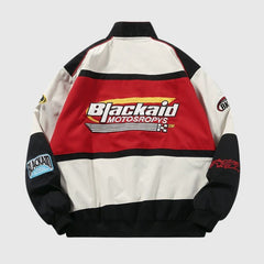 Chaqueta de carreras vintage con bordado completo
