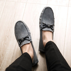 Zapatos casuales transpirables Tods de gamuza auténtica estilo coreano para hombre