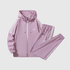 Conjunto de chaqueta con tirantes en contraste