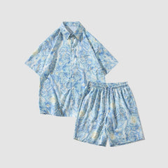 Conjunto de impresiones de grafitis hawaianos