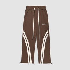 Pantalones con diseño de rayas de hip hop