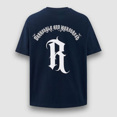 Camiseta con estampado de letras sencillas