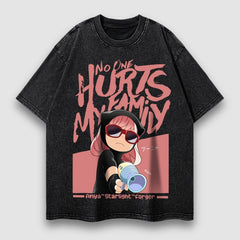 Camiseta con estampado de chica de anime