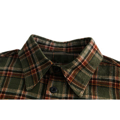 Camisas a cuadros con patchwork en contraste