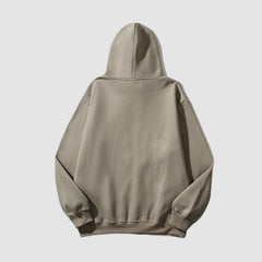 High Street Vintage-Kapuzenpullover mit Graffiti-Print