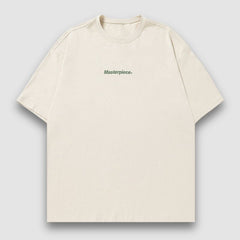 Camiseta lisa con estampado simple
