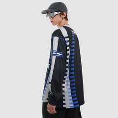 Camiseta de carreras con contraste de colores