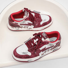 Skateschuhe mit Graffiti-Print