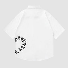 Hemden mit Schleifen- und Herz-Print