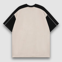 Camiseta estilo carrera en contraste