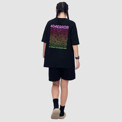 Camiseta estampada con letras degradadas