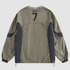 Outdoor-Renn-T-Shirt mit Farbkontrasten