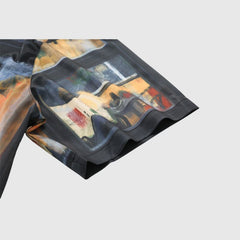 Camisas hawaianas con pintura al óleo