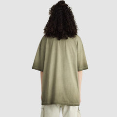 Camiseta con estampado de dibujos animados degradados