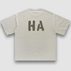 HAHA Camiseta suelta sólida