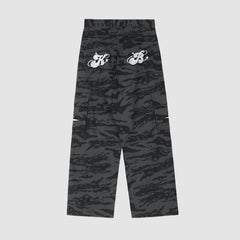 Hip-Hop-Cargohose mit Camouflage-Muster