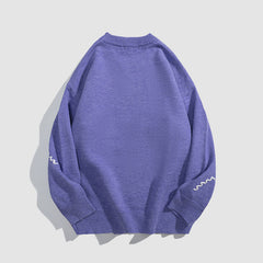 Suéter con patrón de conejo y bufanda