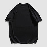 Camiseta con parche de pintura gráfica