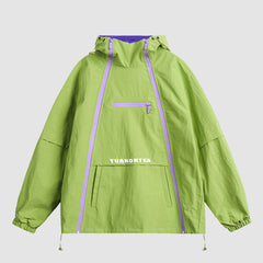 Kapuzenjacke mit Doppelreißverschluss