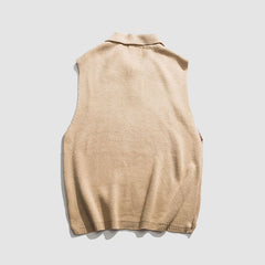 Suéter tipo chaleco con estampado gráfico divertido