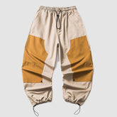 Contrast Color Patchwork Cargo Pants