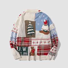 Süßer Pullover mit Weihnachtsbärenmuster