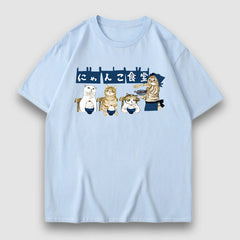 Camiseta con estampado de dibujos animados de Midnight Canteen