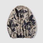 Suéter de punto de cómic vintage