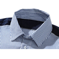 Übergroße Patchwork-Streifenhemden