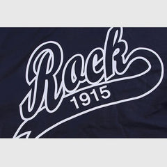 Camiseta con dobladillo con cordón y estampado de letras