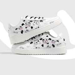 Verspielte Kuh-Sneaker