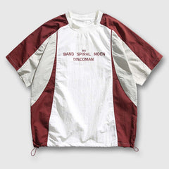 Camiseta informal con bloques de color