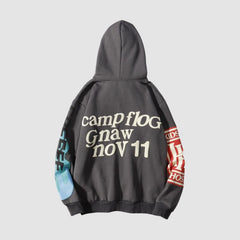 Sudadera con capucha de primavera inspirada en el grafiti