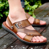 Men's Summer Flip-flops Beach Soft Bottom Slippers