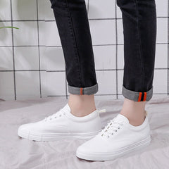 Herren Befreiung Weiß Weibliche Track Und Feld Leinwand Schuhe