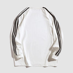 Sweatshirt mit seitlichen Streifen