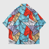 Camisetas geométricas con grafiti