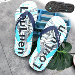 Charmante beliebte Herren-Flip-Flops aus Gummi für den Strand