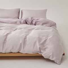 Adeline Pastel Silky TENCEL Bedding Set - Purple