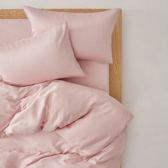 Adeline Pastel Silky TENCEL Bedding Set - Pink