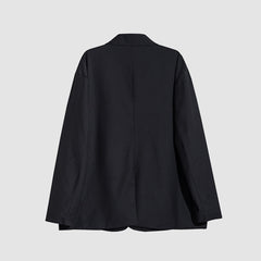 Blazer con diseño de tinta salpicada